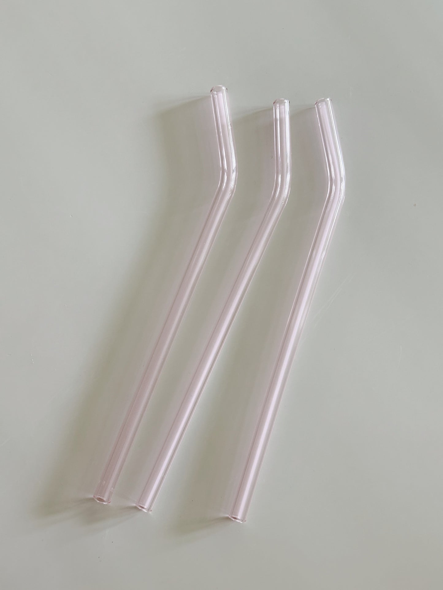 Curved Glass Straw Set (2 Pieces)