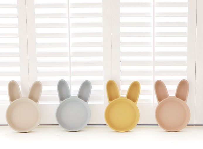 Baby Food Plate - Rabbit