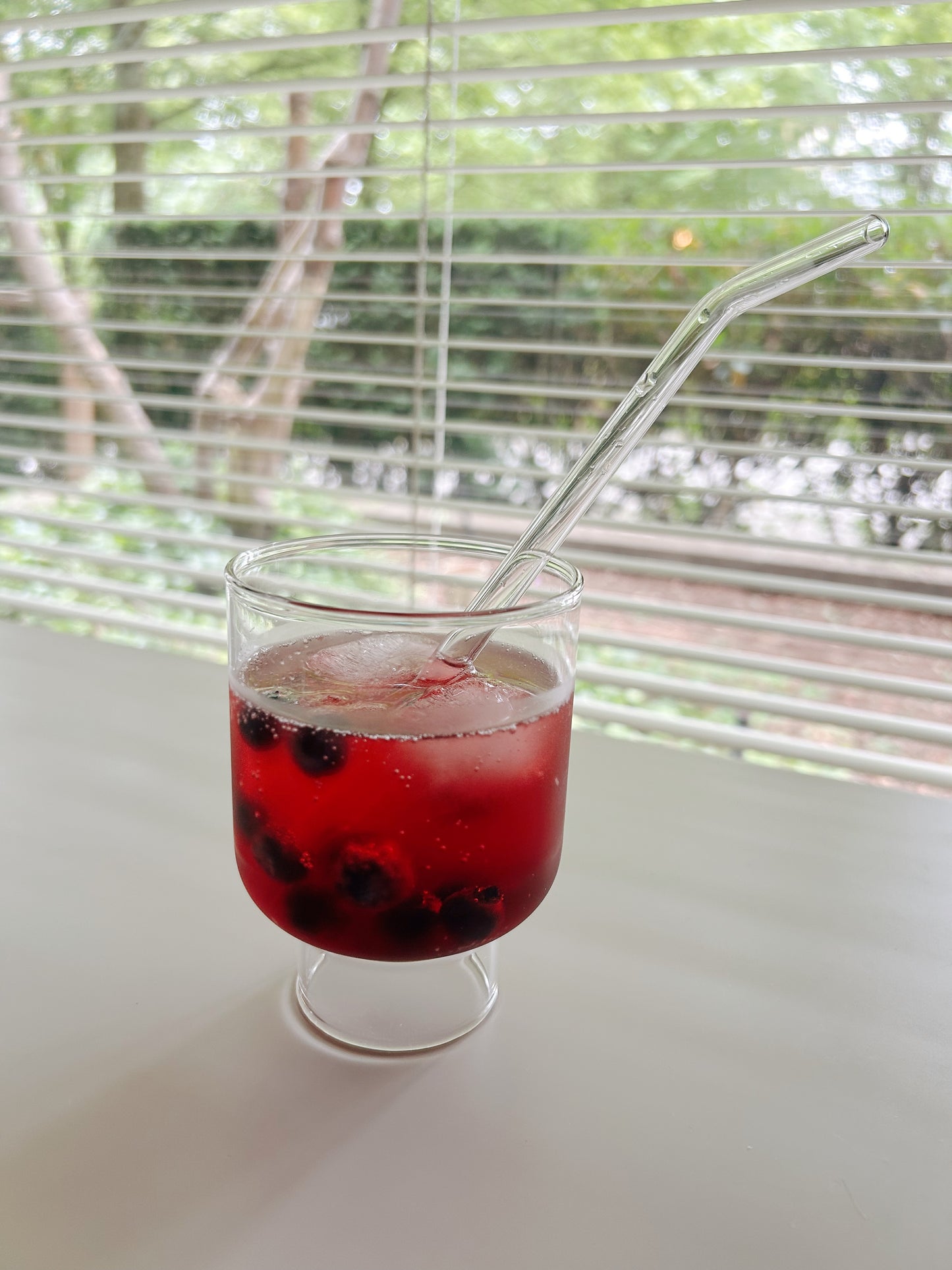 Curved Glass Straw Set (2 Pieces)