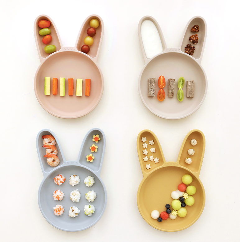 Baby Food Plate - Rabbit