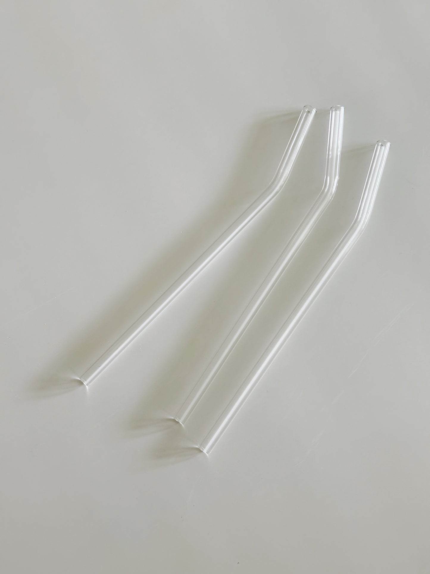 Curved Glass Straw Set (2 Pieces)