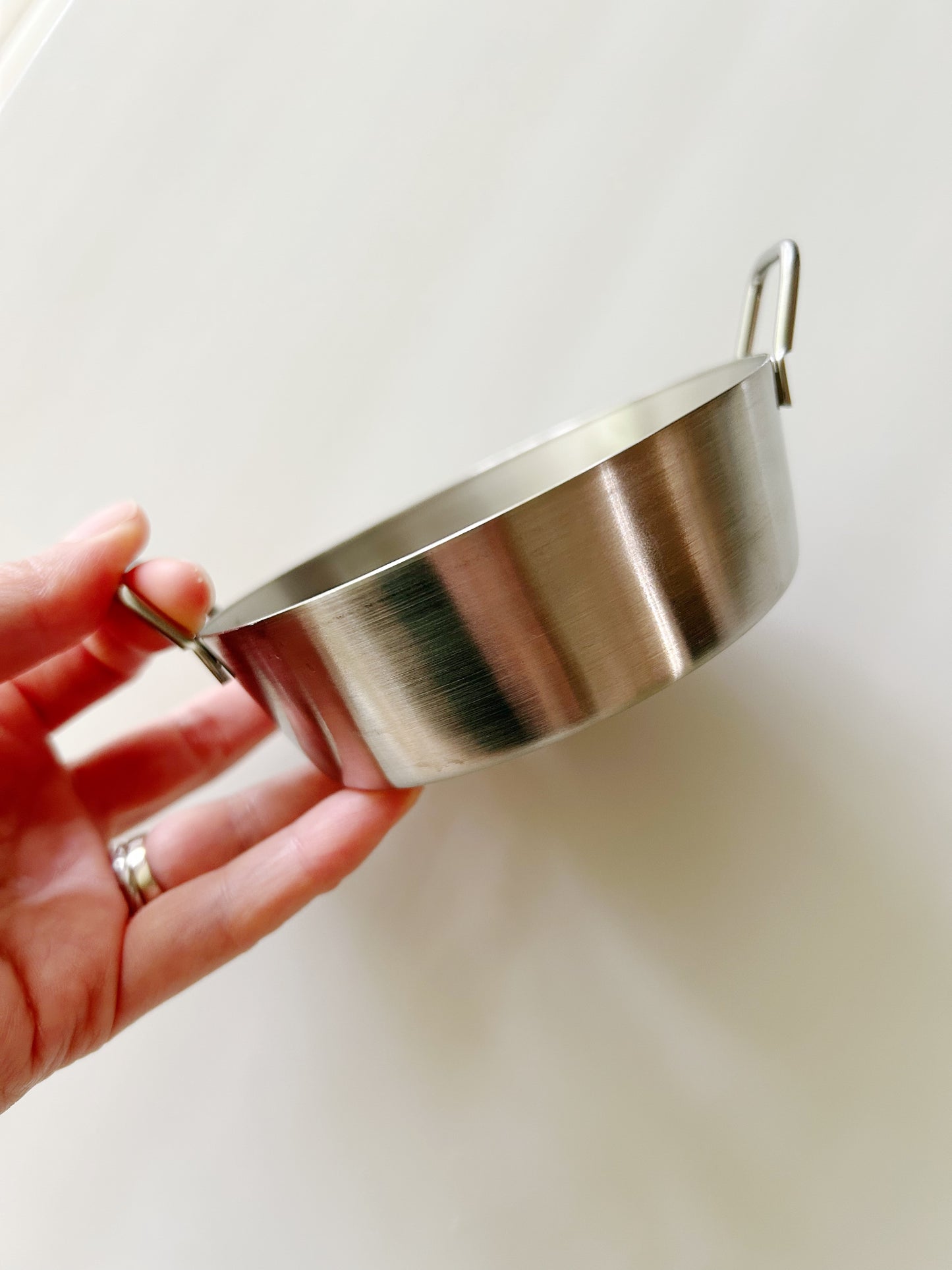 Stainless Mini Handle Bowl