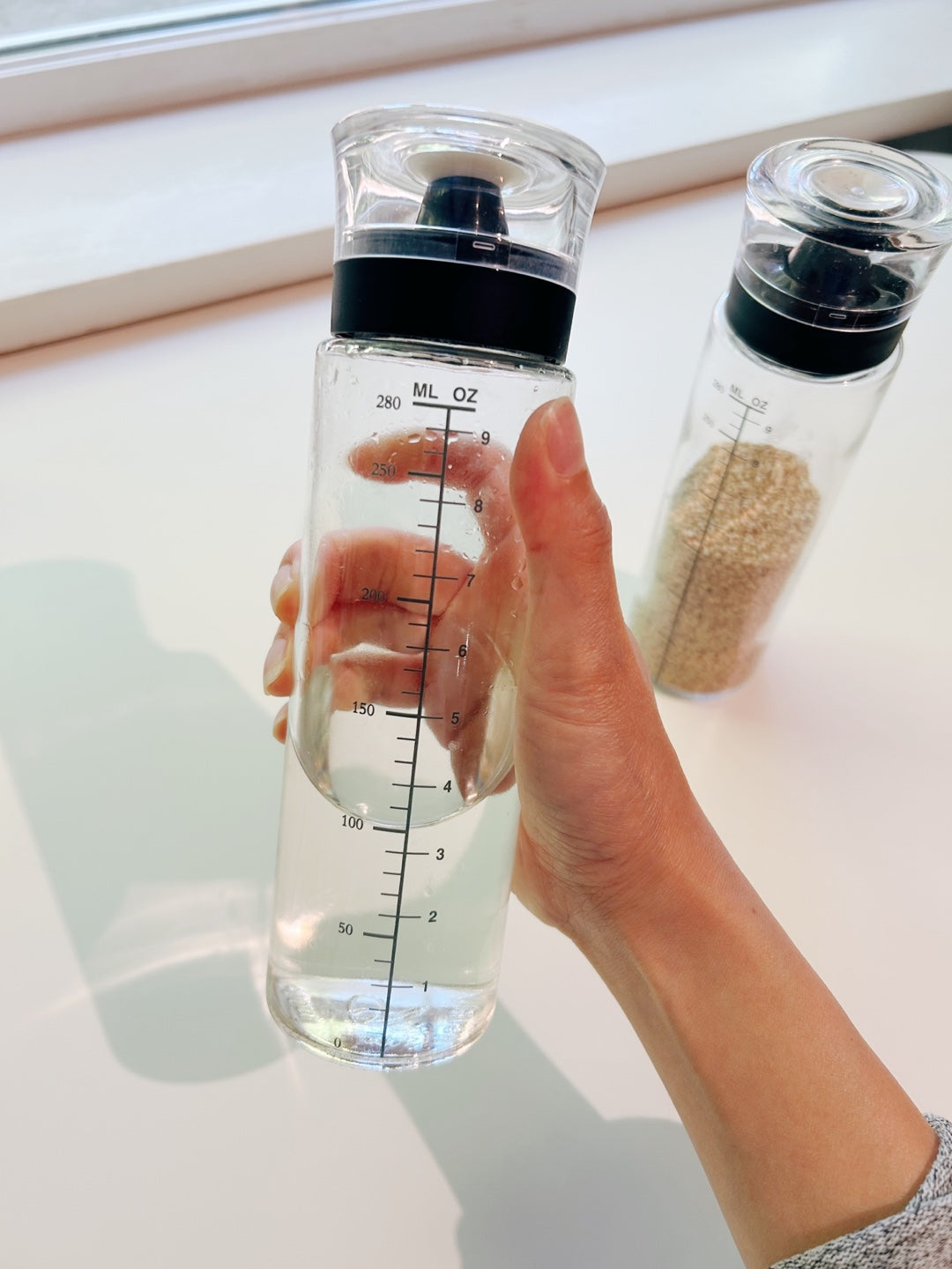Long Glass Oil Dispenser