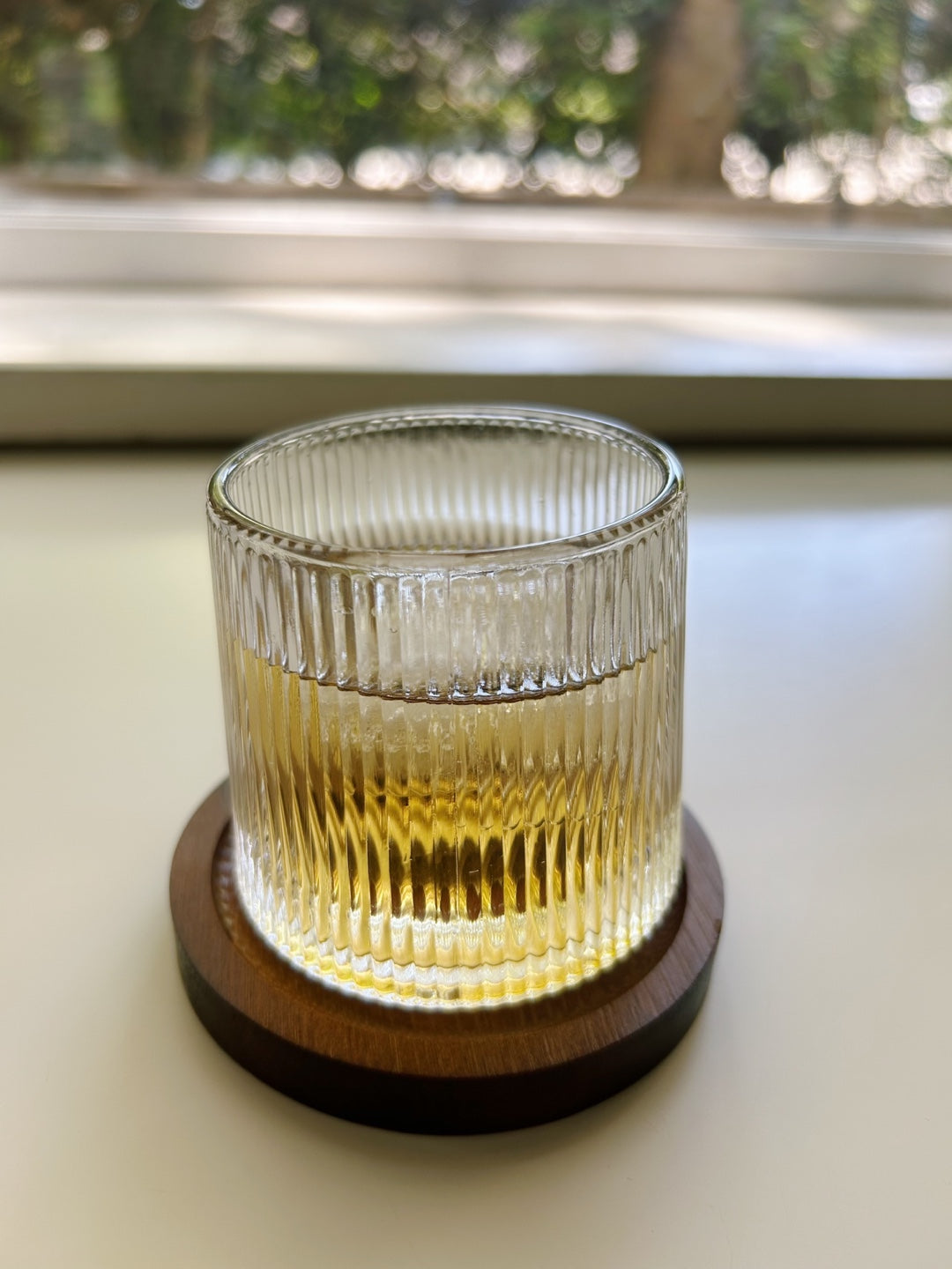 Pleats Rolling Whiskey Glass Set