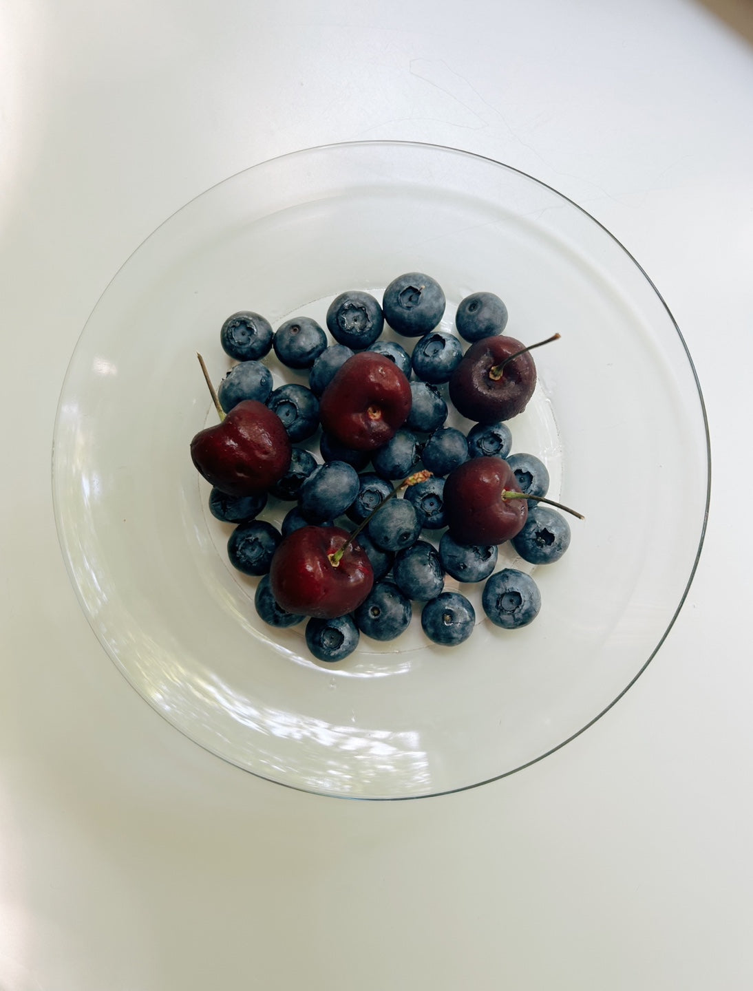 Glass Mug and Plate Set