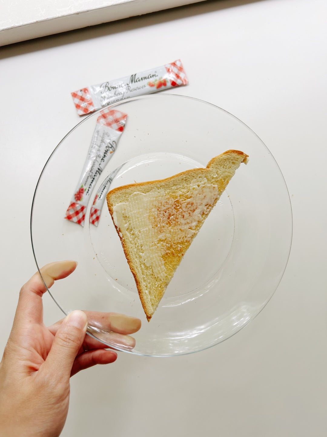 Glass Mug and Plate Set