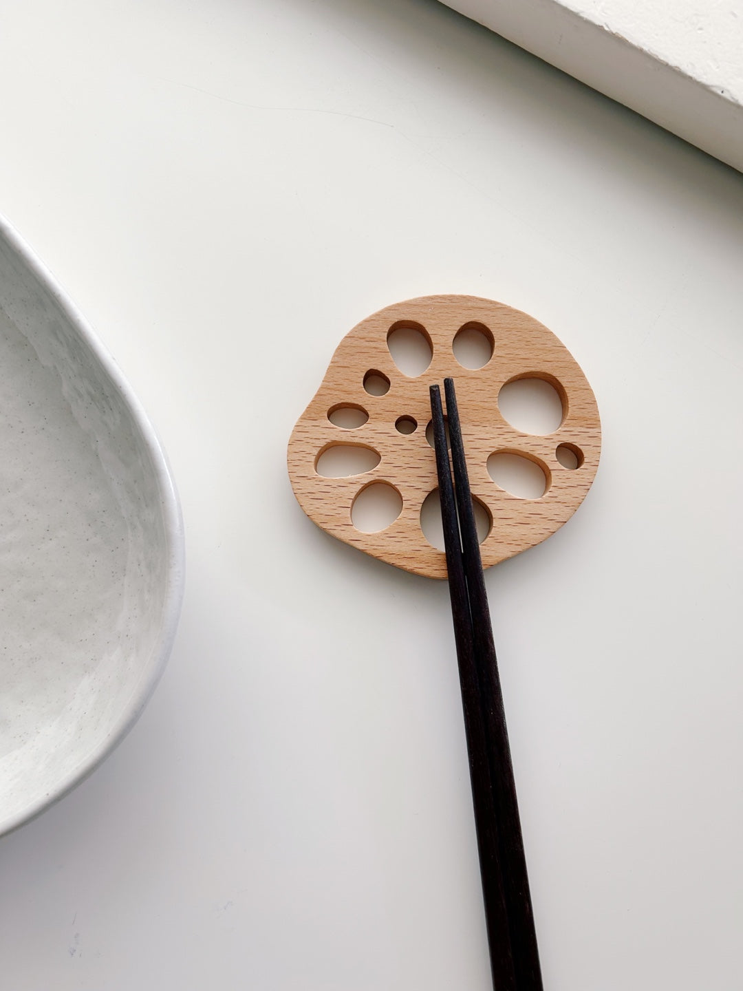 Lotus Root Wooden Rest / Coaster
