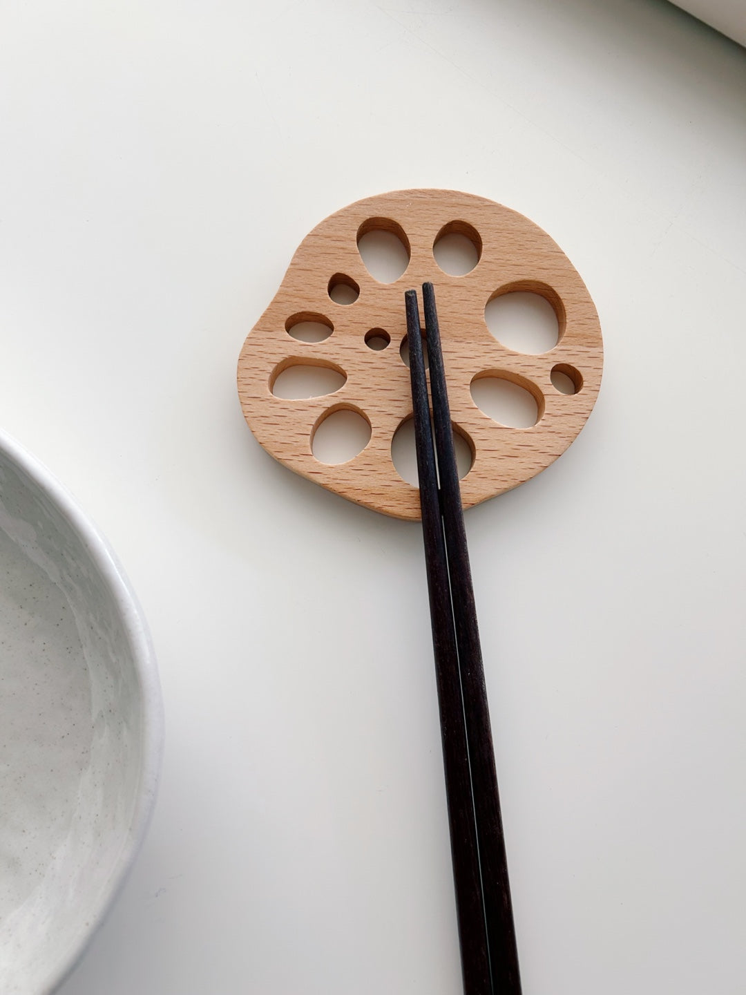 Lotus Root Wooden Rest / Coaster