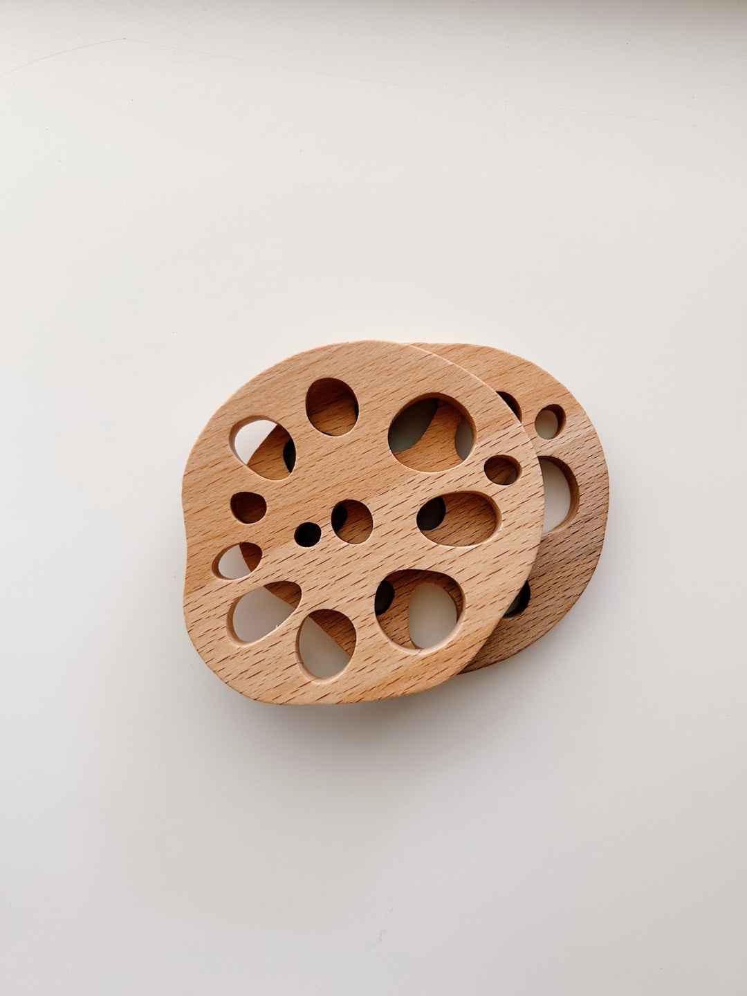 Lotus Root Wooden Rest / Coaster