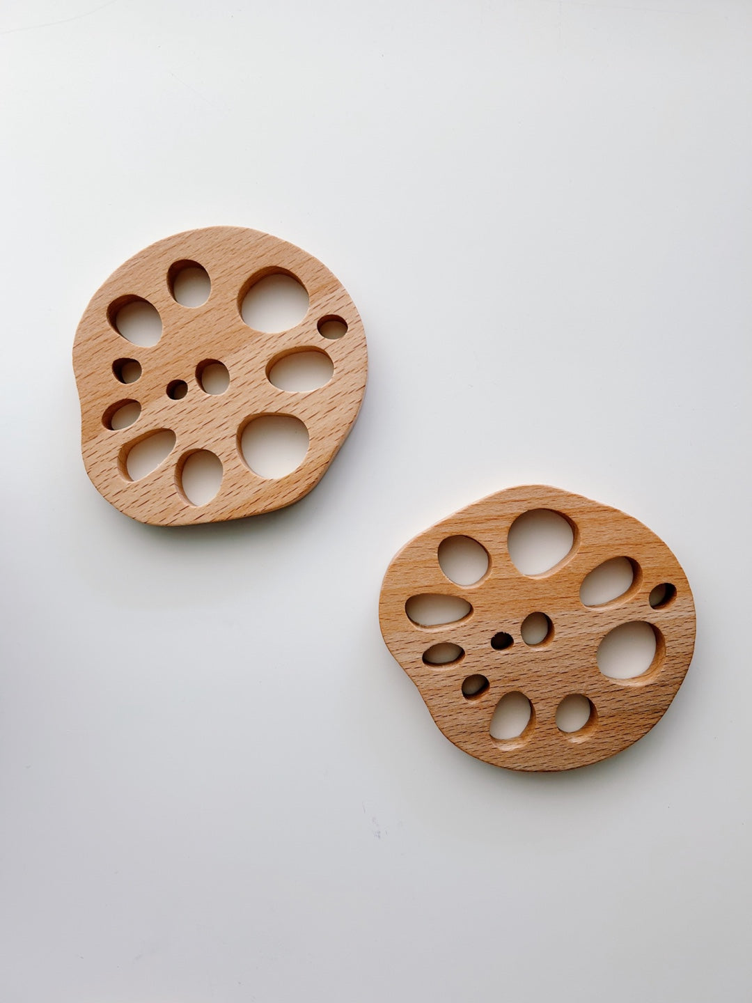 Lotus Root Wooden Rest / Coaster