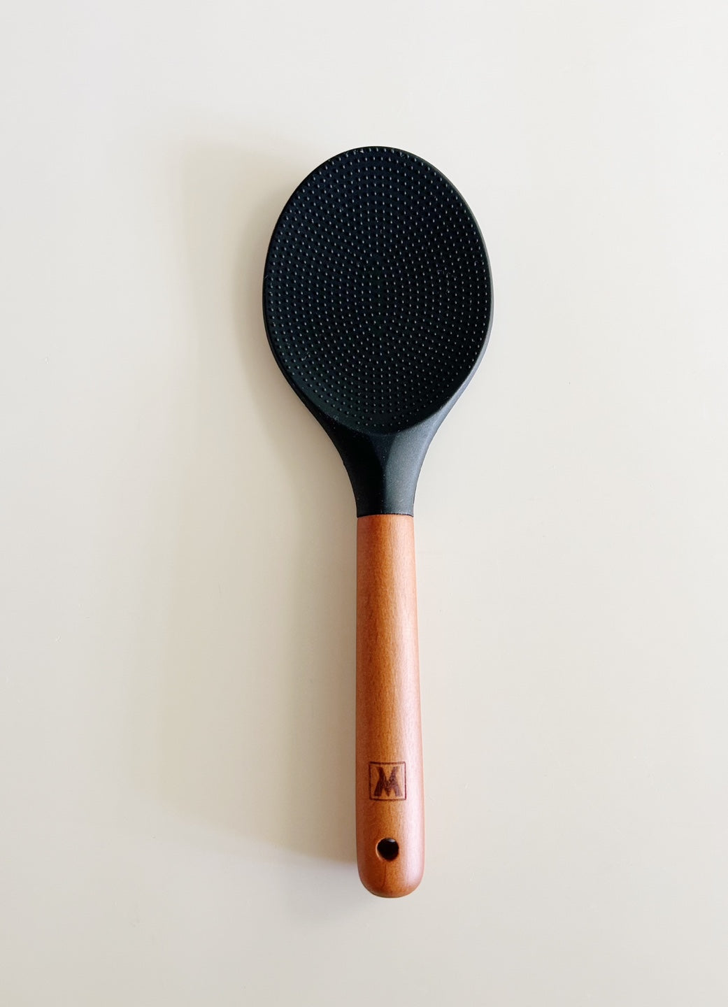 Wooden Handle Silicone Nonstick Rice Paddle