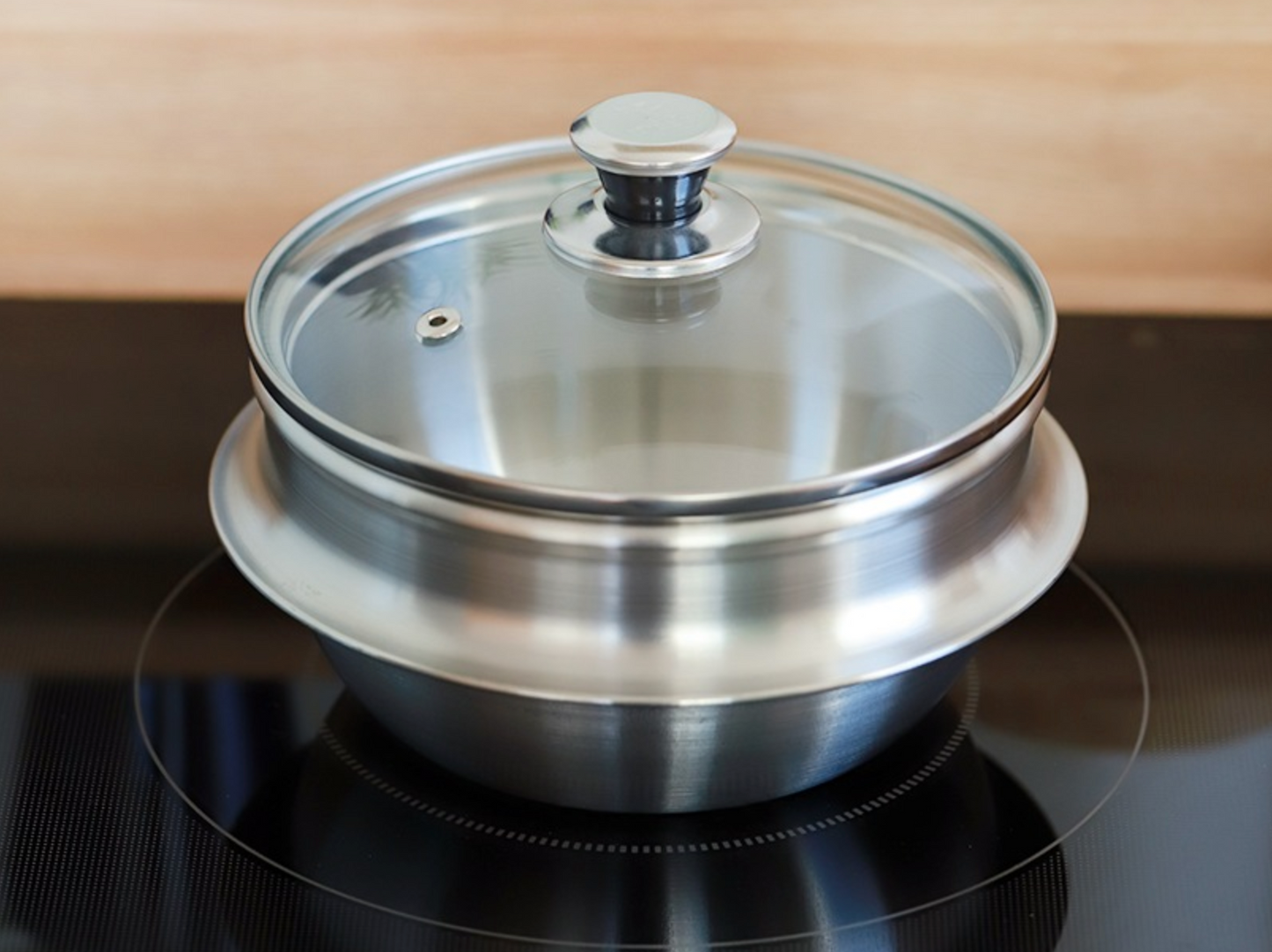 3-Ply Stainless Ddukbaegi (Korean Style Pot)
