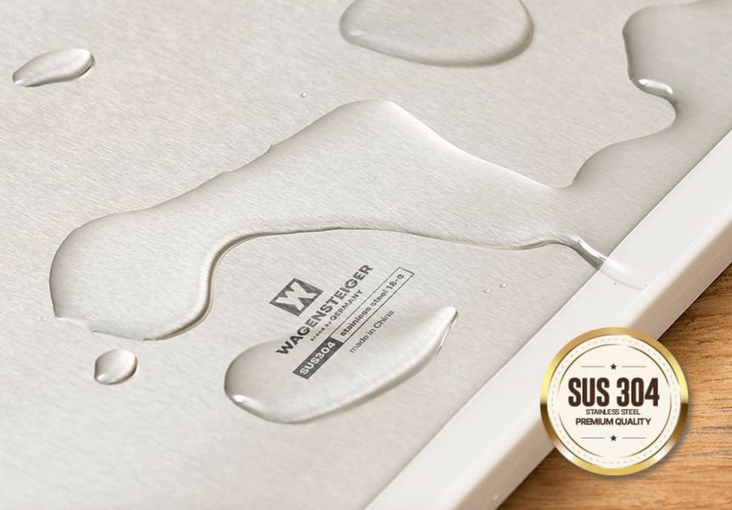 New) Double Sided Stainless Cutting Board