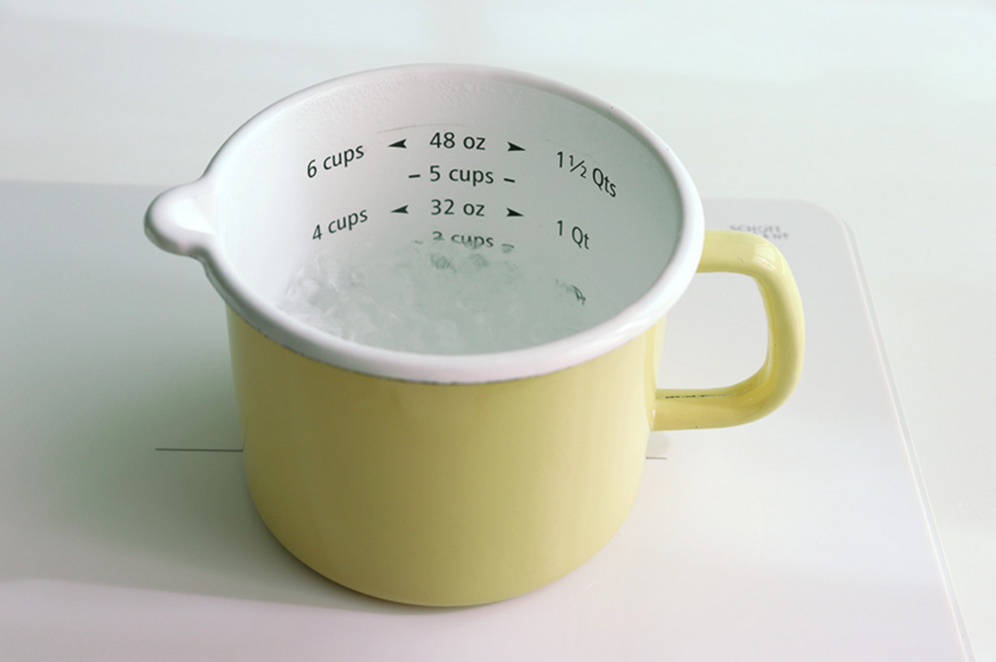 Enamel Canister Pot (Round)