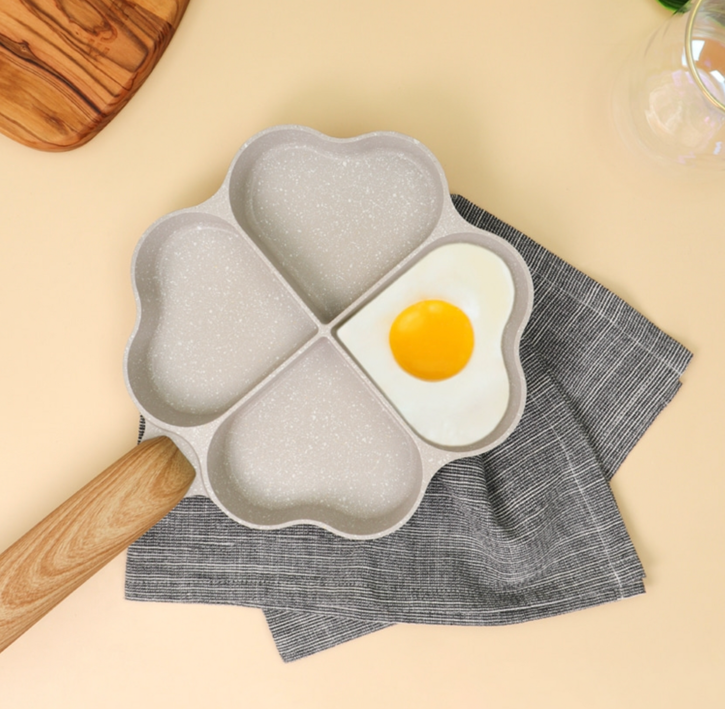 Non-Stick Heart Egg Pan