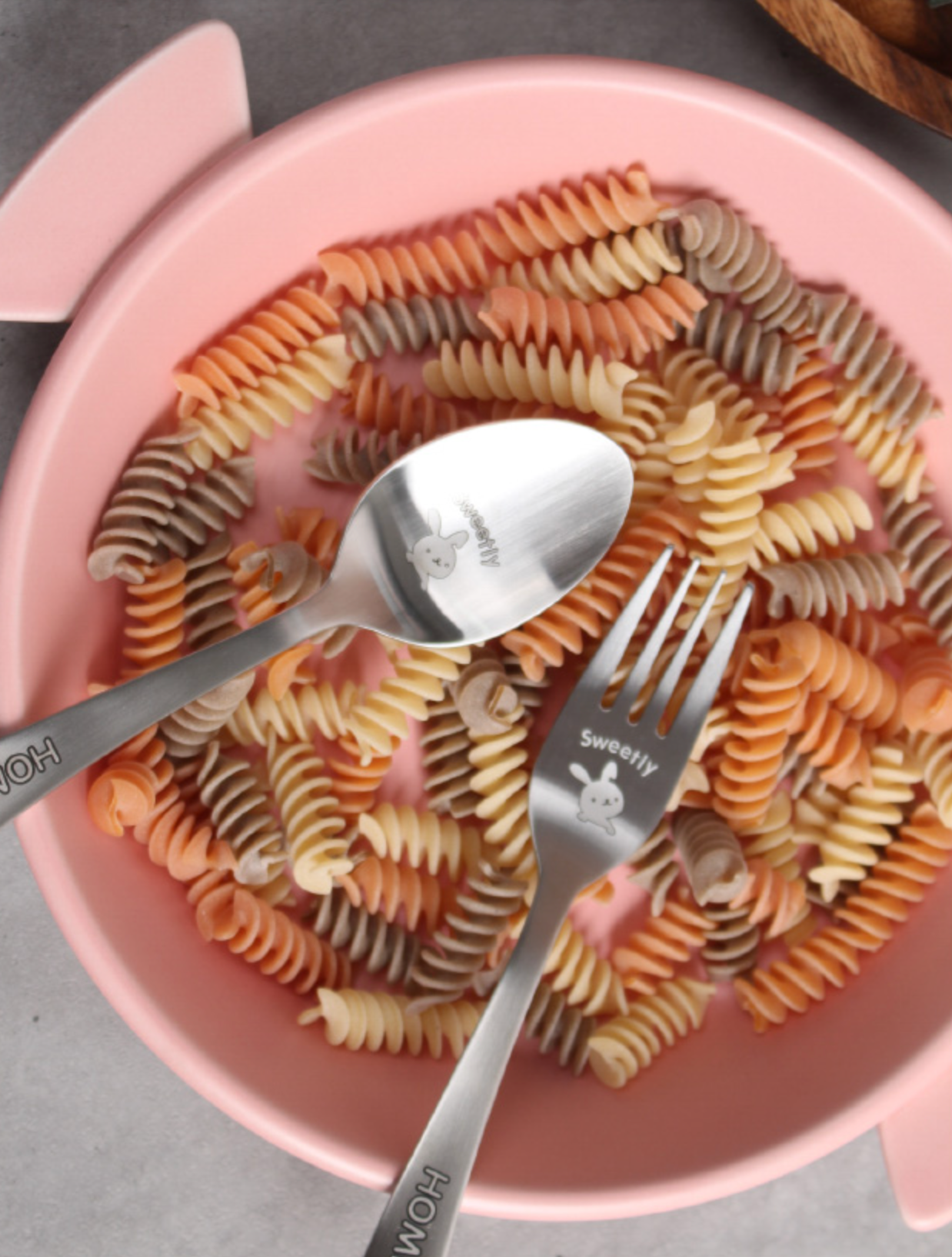 All Stainless Kids Spoon+Fork Set