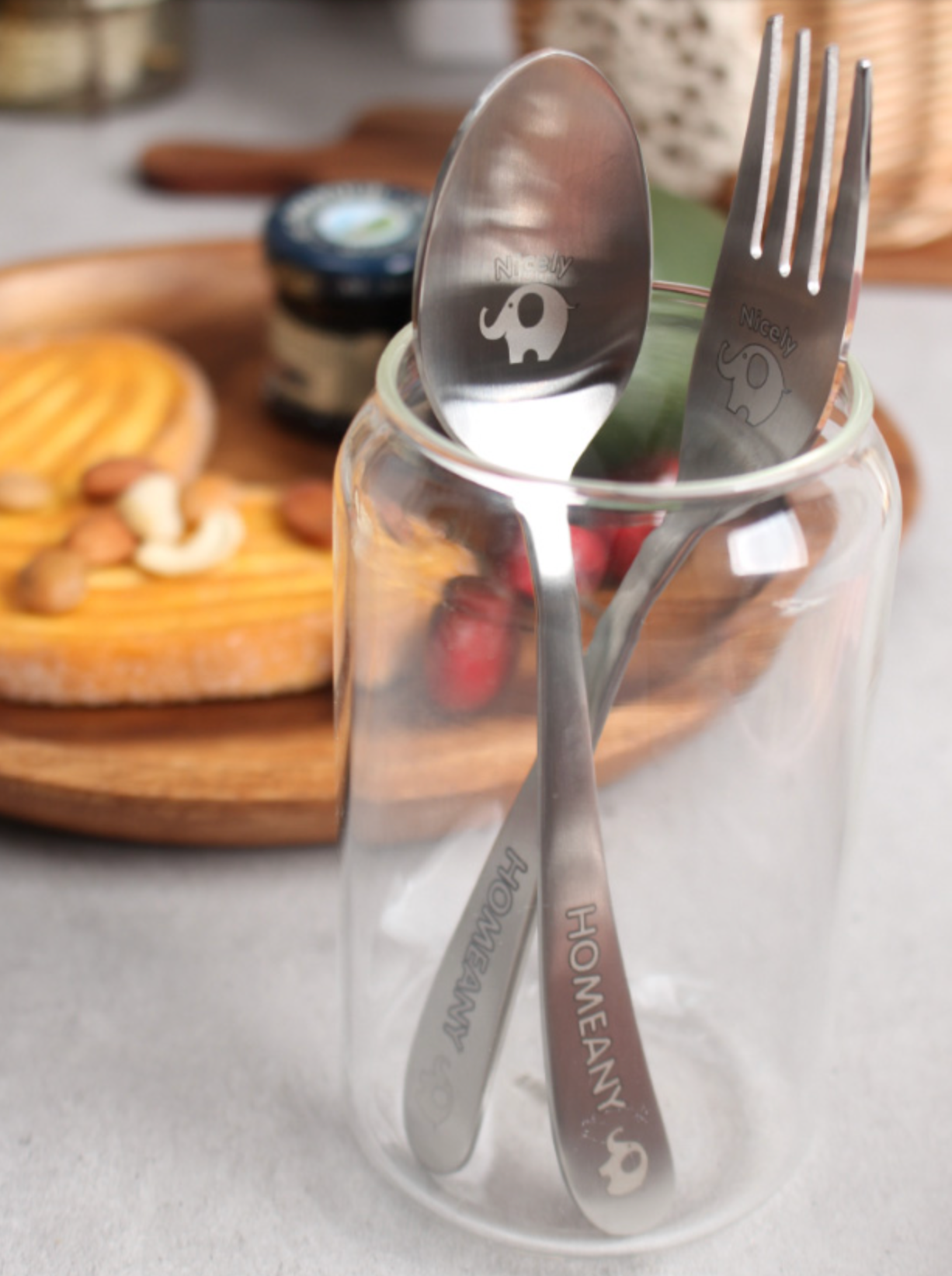 All Stainless Kids Spoon+Fork Set