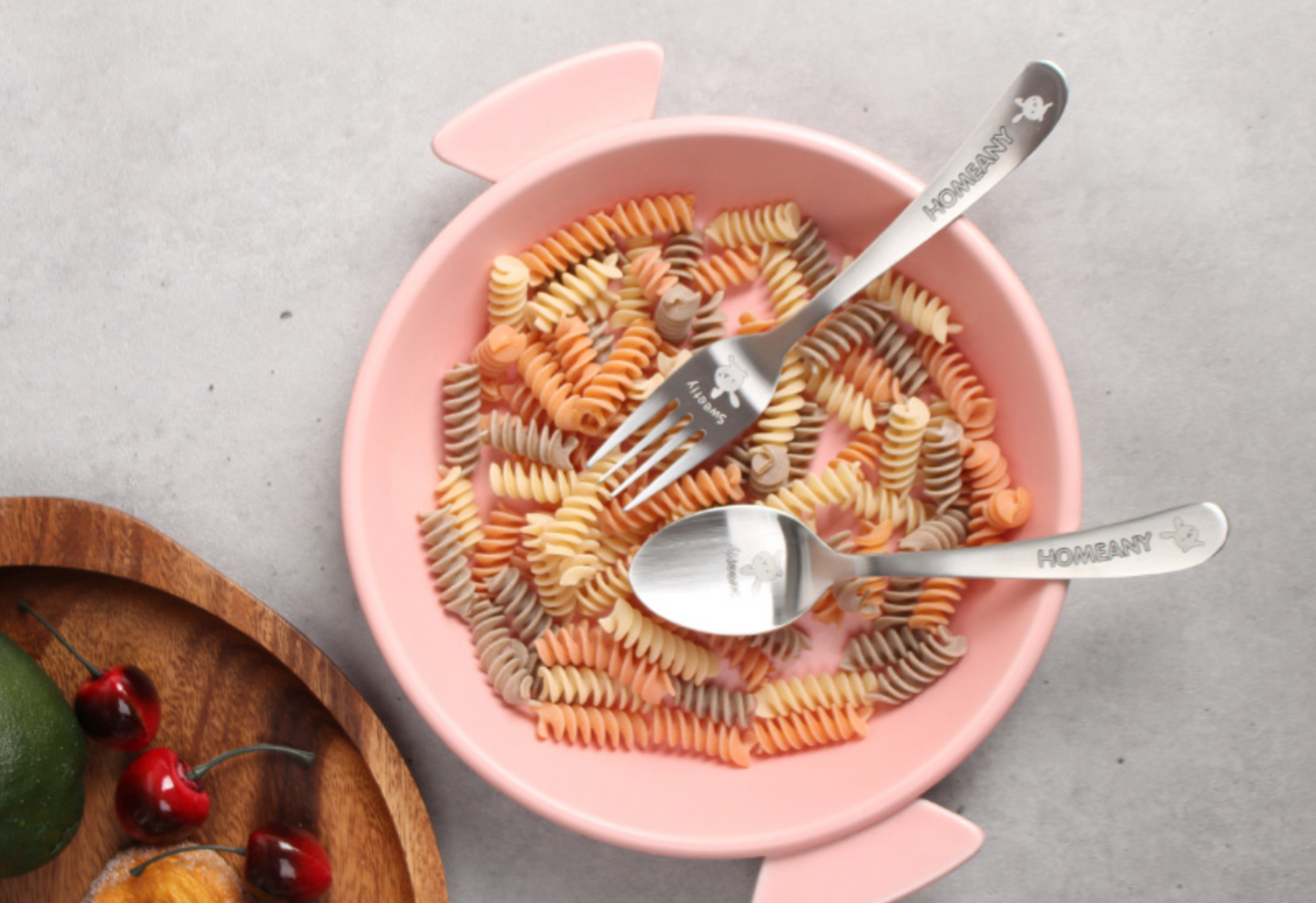 All Stainless Kids Spoon+Fork Set