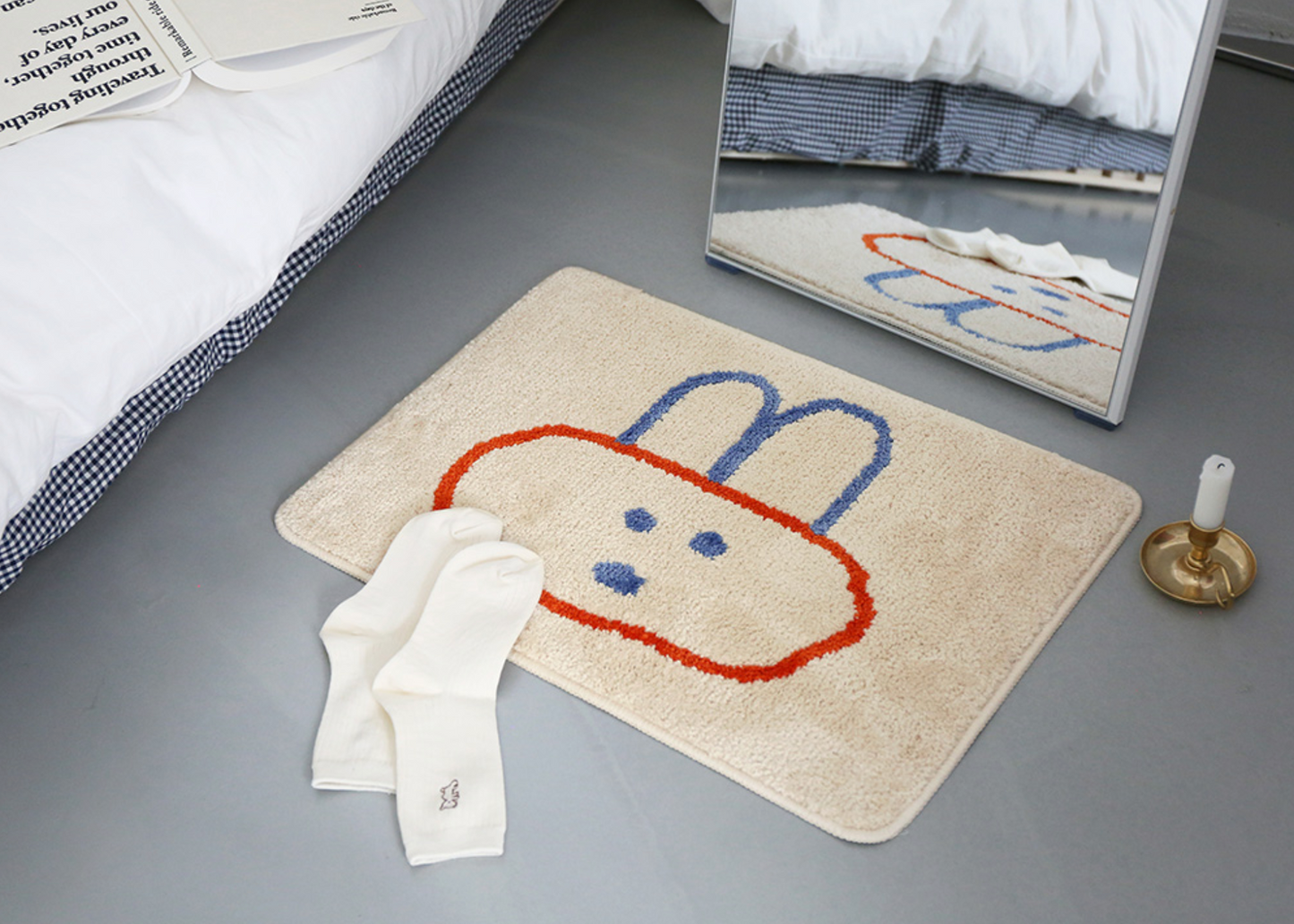 Bunny Bath Rug