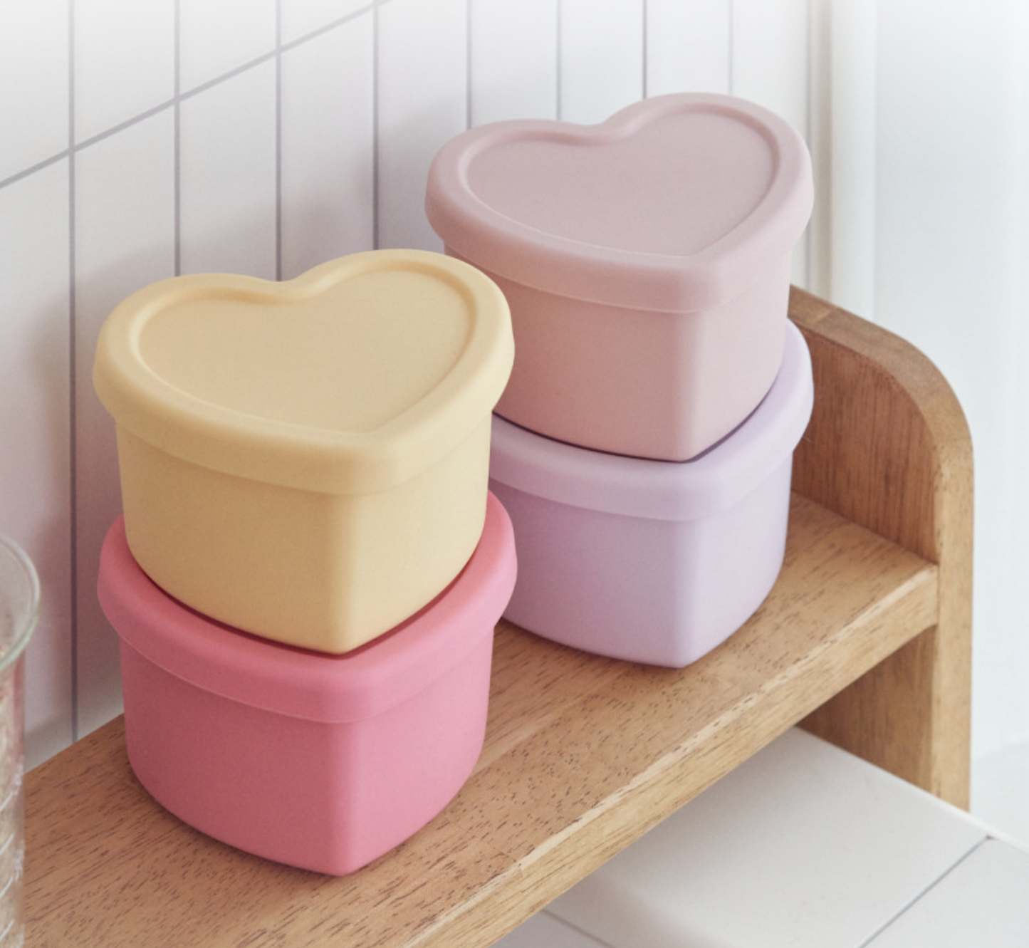 Mini Heart Bowl - Baby Food Storage Container