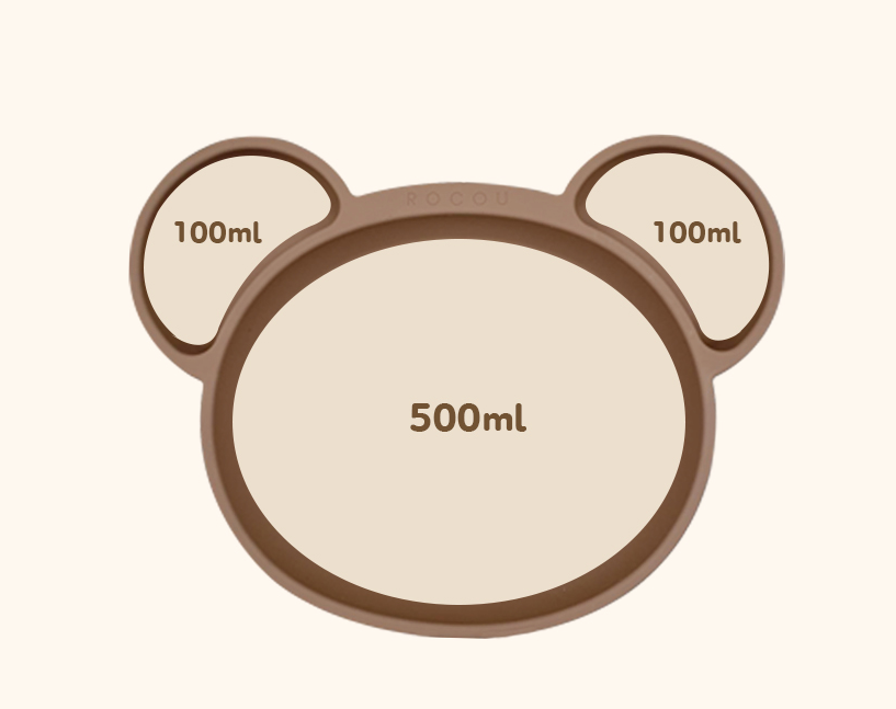 Baby Food Plate - Bear