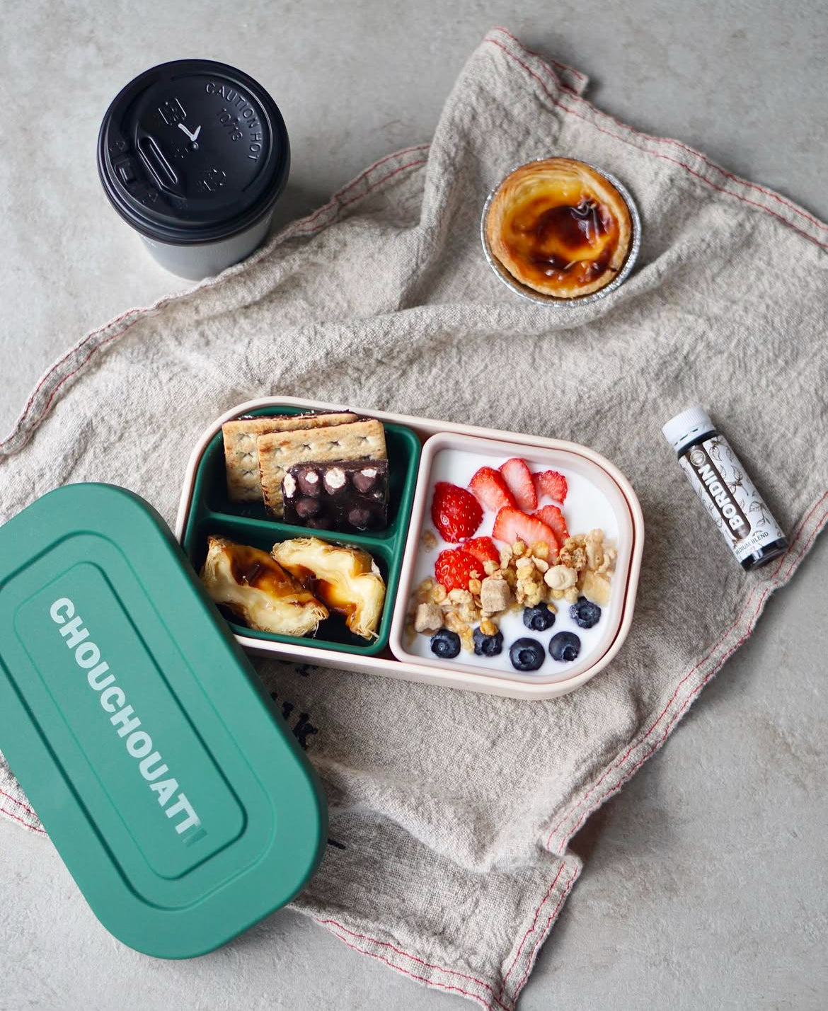 green lunch box