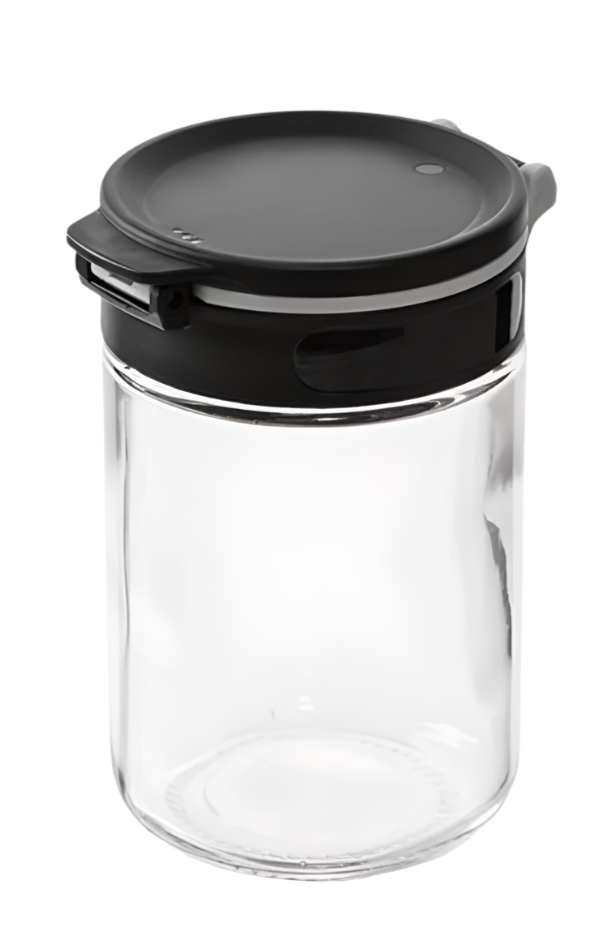 dual lid spice jar