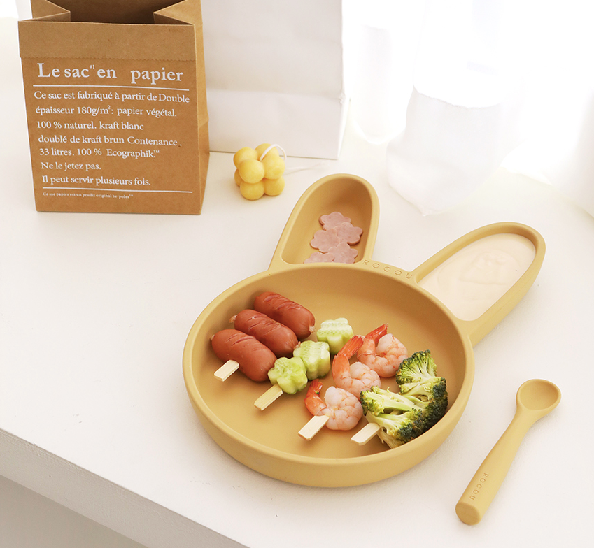Baby Food Plate - Rabbit