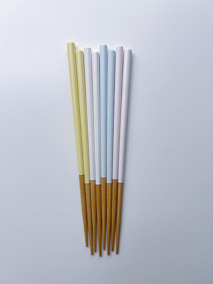 4PC Set Wooden Colour Chopsticks
