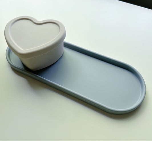 Mini Heart Bowl + Multi Tray Set