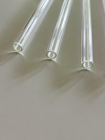 Curved Glass Straw Set (2 Pieces)