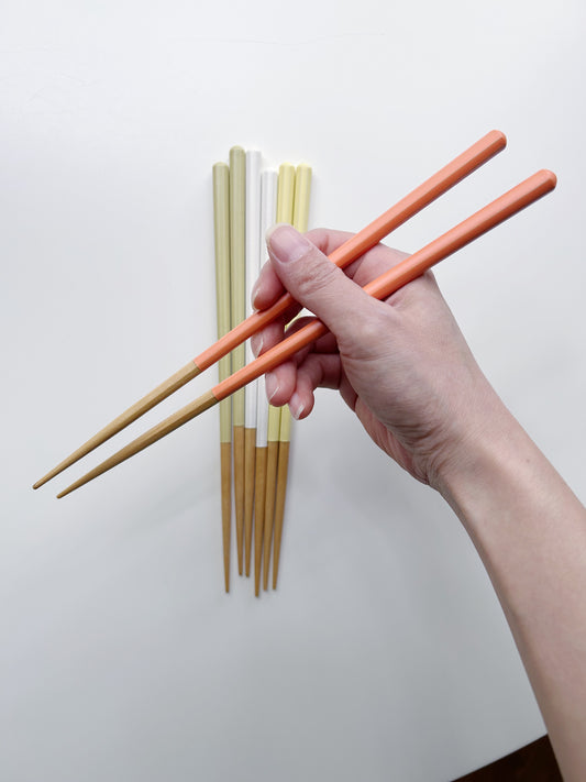 4PC Set Wooden Colour Chopsticks