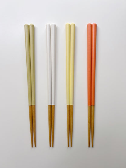4PC Set Wooden Colour Chopsticks