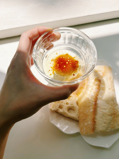 Wide Glass Sauce Bowl