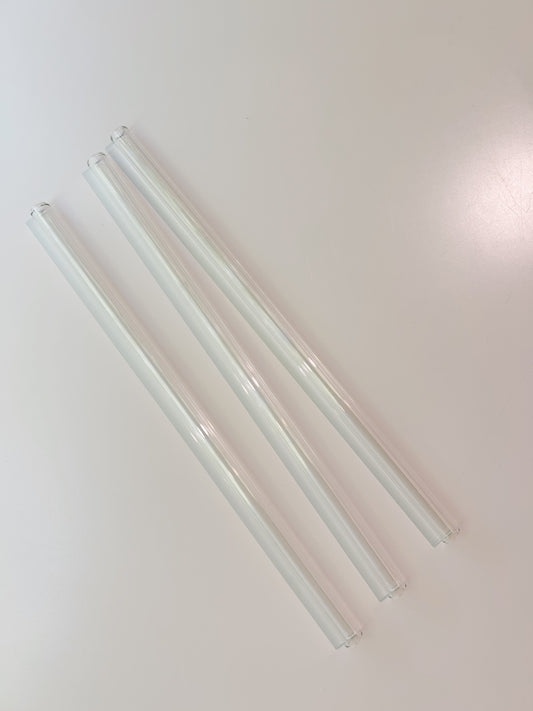 Straight Glass Straw Set (2 pieces)