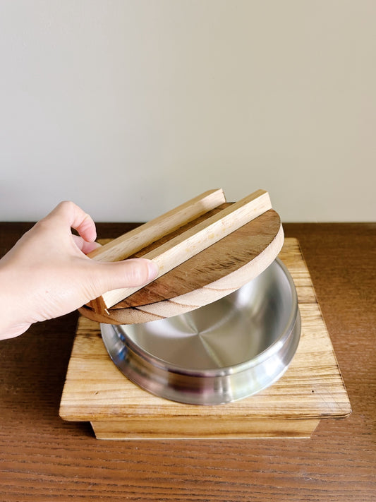 3-Ply Stainless Ddukbaegi (Korean Style Pot)