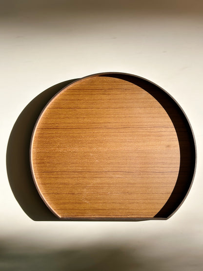 Half Moon Lacquered Wooden Tray (New Colors!)