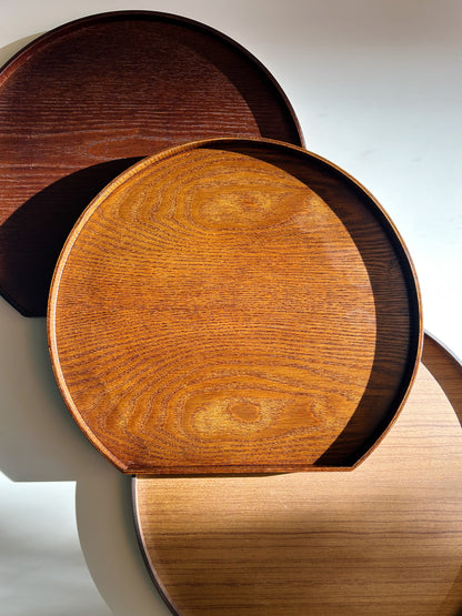 Half Moon Lacquered Wooden Tray (New Colors!)