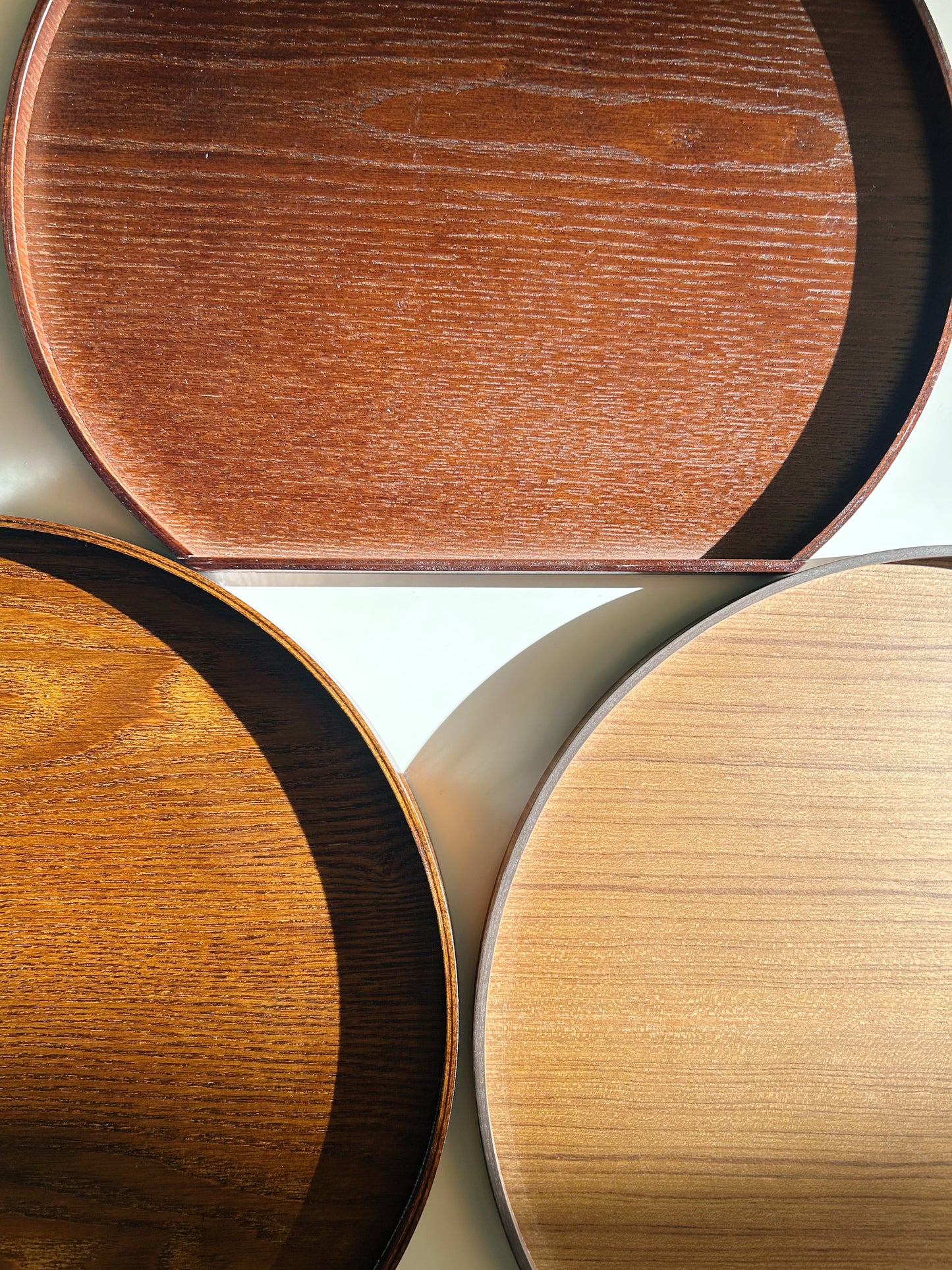 Half Moon Lacquered Wooden Tray (New Colors!)
