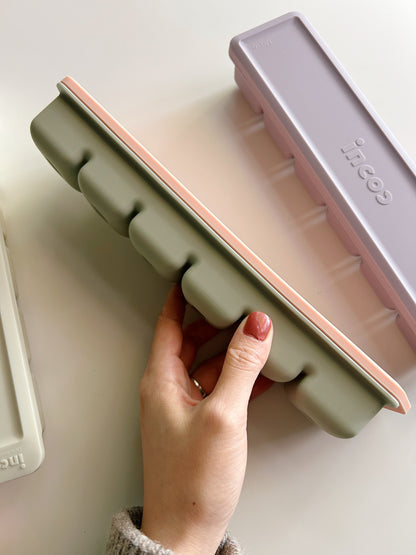 Premium Dual-Sealed Silicone Baby Food Freezer Tray (6 Cubes)