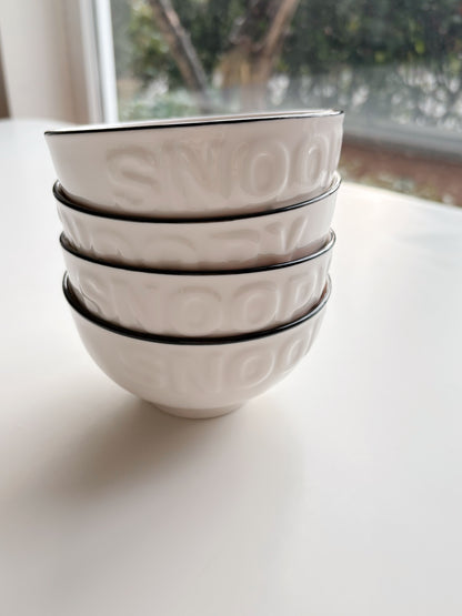 Snoopy Ceramic Bowl (Gift Set Option)