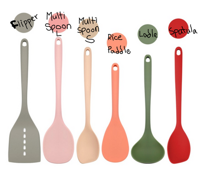 Silicone Color Utensils
