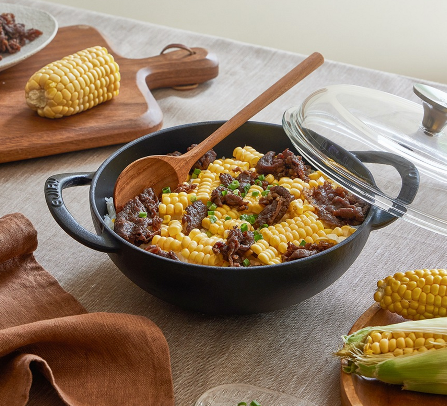 Cast Iron Baby Wok