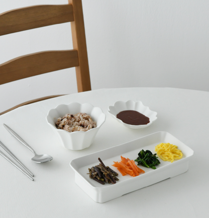 Bliss Rectangle Footed Plate