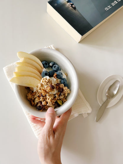 yogurt ceramic bowl