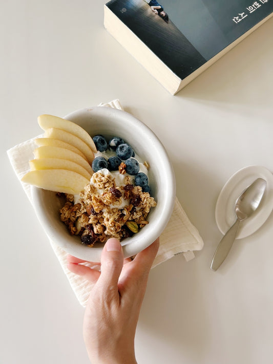 yogurt ceramic bowl